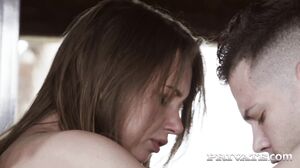 Taylor Sands has a trio with DP