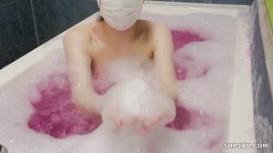 Beautiful white tits with pure and curious mind. She has sex with an old man who is in pain, but is so greedy for sex that he gives her Nakadashi sex!