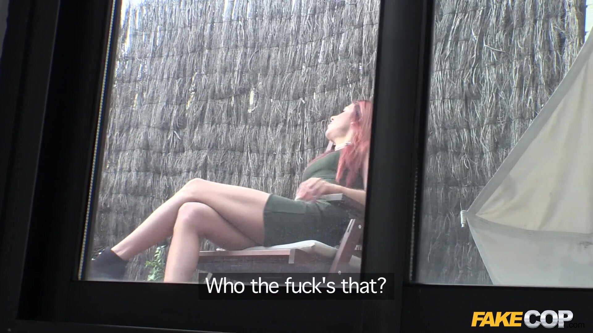 Monty - Cute Trespasser Rides Policemans Cock