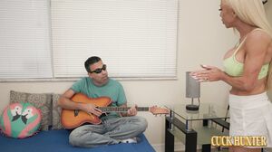 Mandy Monroe - Busty MILF's Cuckold Yoga Session Ended With a Creampie in 4K