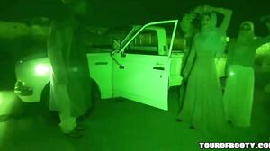 TourOfBooty – Sophia Leone, Gina Valentina - Sneaking In The Base