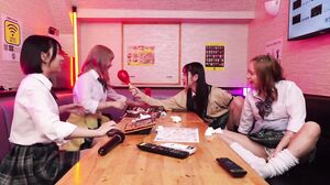 HUNTC-461 In the karaoke box, the girls fight over my dick instead of using the microphone! A harem orgy where you can't leave until you've satisfied them with 100% creampie sex!