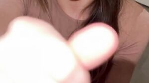 Skylar Blue - Brown Dress BJ Big Facial