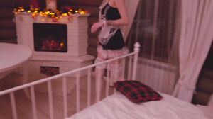 Arina Fox - POV. I found the maid tidy while my wife was not at home. FoxyElf