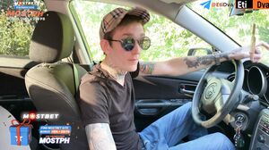 EtiDva - Cheated on my boyfriend with a stranger driver, he fucked me in the car.