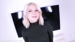 AmateurAllure - Annaleigh Reno - Welcomes Annaleigh Reno A Busty Blonde Texan That Loves Swallowing Cum