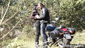 Very cute teen gets fucked hard in public place