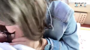 Tara Summers - Spontaneous Blowjob in Rolls-Royce Ended with a Huge Mouth Cumshot 2