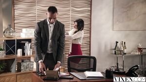 Vixen - Aria Lee Naughty Seductress Devours Coworkers Cock