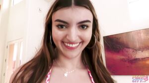 Petite Brunette Julia James Gets Anal Fucked and Creampied By BBC in 4k