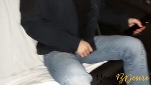 NemiBDesire - She accepts deepthroat and cumshot in mouth in the car in front of husband to get the handcuffs off