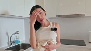 Ruth Lee - White Lingerie Solo Dildo Session