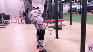 YinyLeon - Big Ass Babe Gets Sweaty Before Get Fucked Through Yoga Pants- COMPILATION