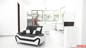 Naughty teen Gabbie Carter swallows Daddy's enormous dick before XXX fuck GP1002