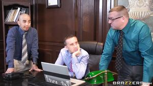 Siri Dahl Curvy Busty Redhead Has Sex In The Office With Her Cowoker