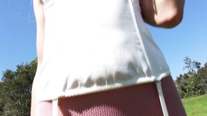 Scarlet Chase - Kinky Bunny Public Anal Milk Enema