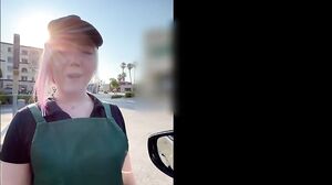 HIKR-254 A cafe employee whose short video went viral tries her hand at cosplay monitoring!? Her fair-skinned, plump body is thrust up into a frenzy of orgasms! Iba (21)