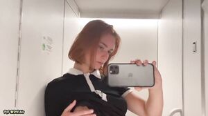 Dolly Dyson - MDH - Risky Fuck on Plane, I'm in Mile-High Club Now