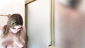 Erin Electra - Stepdaughter Surprises Stepdad In The Shower And Begs For His Cock