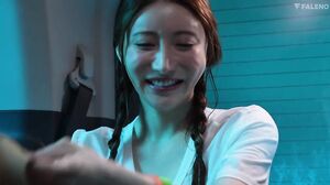 FNS-114 On the way home from a midsummer festival, a sudden downpour causes her big breasts to become soaked and transparent, causing her to lose her mind and have passionate car sex with Rin Yamitsu