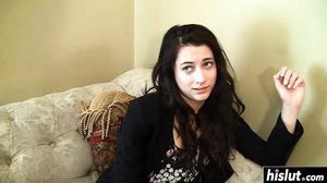 Horny lesbian babes use a strapon