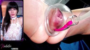 Natalie Flowers - My Pussy so Big after Pump. I cant Belive what is it possible