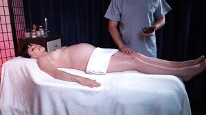 Natalie Flowers - Masseur Fucks my Ass And Cums On My Pregnant Pussy