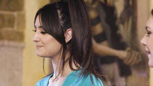 Eliza Ibarra Gabbie Carter - Her First Bolster