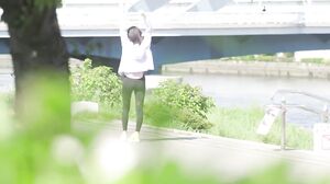 CAWD-903 Track and field girl's 8-head-tall athletic body. Sweat, squirt, and aphrodisiac oil make her jump and run, reaching a record-breaking orgasm with 20 creampies. Mako Natsume