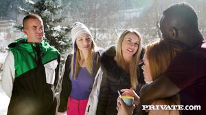 Haley Hill and Katrin Tequila Have an Alpine Anal Trio