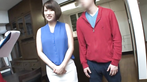 Japanese MILF and her son will win 1 million yen
