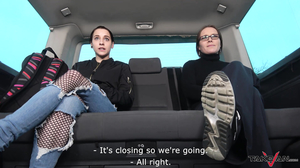 TakeVan - Charlotte- Unexperienced Driver Fucks Hot Sch