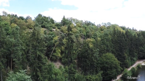 Connie And Katy Rose - insane lesbian outdoor sex