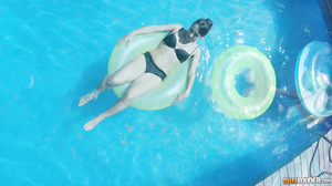Lucia Nieto - Floaty Ride In The Swimming Pool