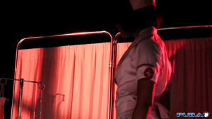 Skin Diamond - Creepy-Sexy Nurse Skin Diamond Dances An