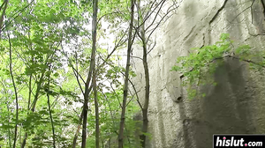 Pretty girl learns to ride a dick