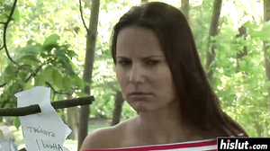 Nasty girl gets her hairy pussy pounded