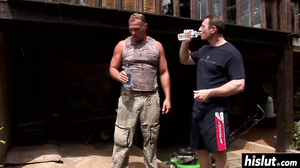 Pretty chick pleases two kinky guys