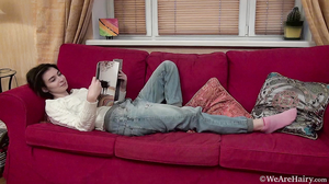 Taffy - White Blouse Denim Jeans