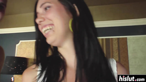 Hot girl makes a cock disappear