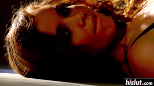 Girl in stockings makes a dick disappear