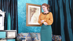 VintageFlash - Jessica Rose - Stocking top todger tease