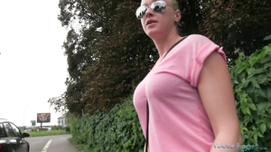 Hot Milf Vicktoria banged in public