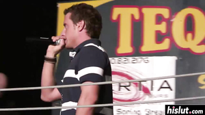 Lovely babes dance on the stage