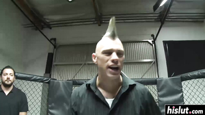 Beautiful girl has fun with a friend