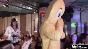 Good looking babes have fun at the party