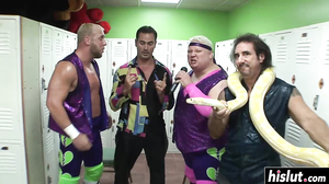 Amazing guys like to wrestle together