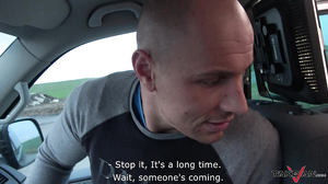 TakeVan - Redhead Fucked In Bus