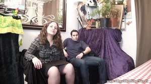 sexy chubby frnch bitch fucked by two guys