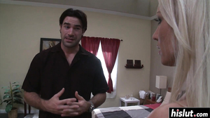 Blonde Diana likes to ride a cock